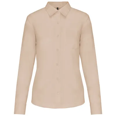Produktbild von Kariban Popeline-Hemd Baumwollpolyester pflegeleicht für Damen