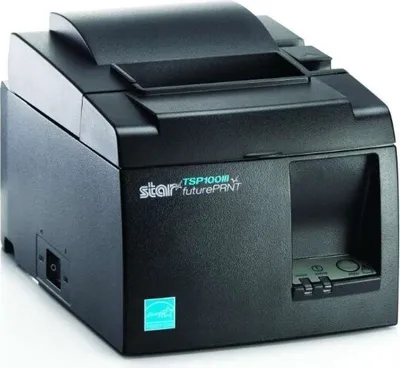 Produktbild von Star Micronics TSP143IIIBI2-230 EU+ UK Gry 80mm Wide Paper 24VDC internal Power Supply Cutter - POS-Drucker