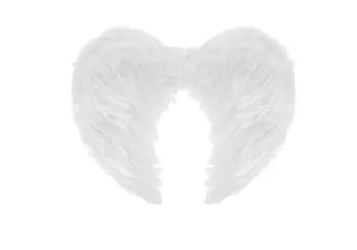 Produktbild von Weiße Feder Flügel 44 x 39 cm Weihnachtsengel Engelsflügel Engel