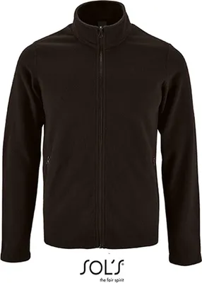 Immagine prodotto di SOLs 02093 | Giacca in pile normale da uomo - Colore: Nero - Taglia: L