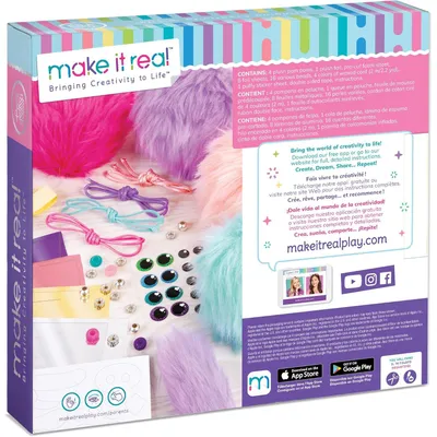Image de Kit de bricolage porte-clés "Make it Real" - Fluffy Friend