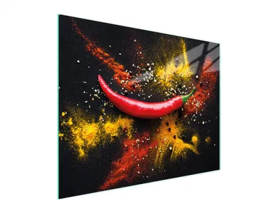 Immagine prodotto di Tagliere in vetro 52x40 Peperoncino
