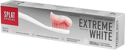 Immagine prodotto di SPLAT SPECIAL Extreme White Toothpaste - dentifricio sbiancante, menta bianca, 75ml