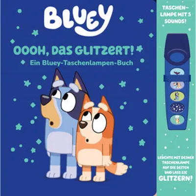Produktbild von Phoenix International Taschenlampen-Soundbuch Bluey Das glitze