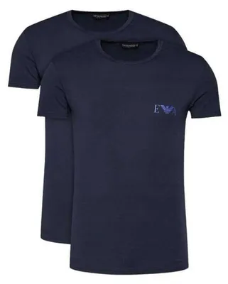 Immagine prodotto di Emporio Armani - T-shirt da uomo (confezione da 2) NA301 (S) (blu navy)