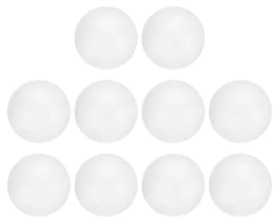 Schaumstoffbälle 35 Stück, 3,5 cm, weiß, Polystyrol, Bastelbedarf