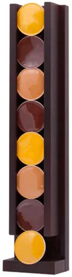 Produktbild von Kaffee Kapselhalter Wand Buche für 8 Kapseln