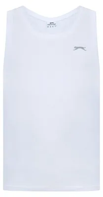Imagen del producto de Slazenger - Camiseta sin mangas para hombre, de algodón, modelo GT21922 (talla M), color blanco