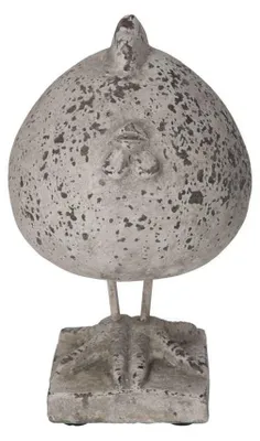Produktbild von KEYHOMESTORE | Großes Steinhuhn im Shabby-Stil, H. 26 cm