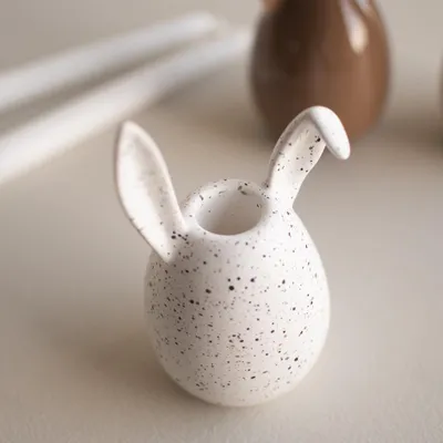 Produktbild von Kerzenhalter Rabbit - white dot