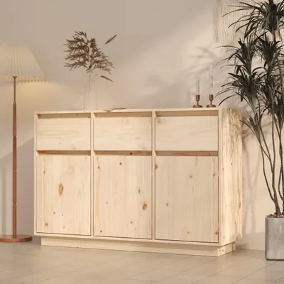 Immagine prodotto di vidaXL Credenza 110x34x75 cm in legno di pino massiccio