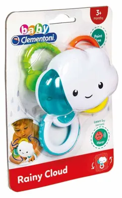 Image de Clementoni - Hochet nuage, 17324, multicolore