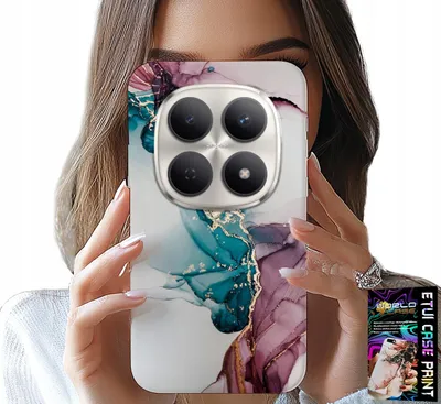 Obrázok produktu pre POUŽITIE: Kryt pre telefón Xiaomi Note 15 4G 5G - Elegantný dizajn s motívom mramoru, štýlový a ženský