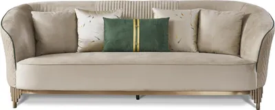 Produktbild von Dreisitzer 3 Sitzer Designer Sofa Polster Sofas Couchen Stoff Textil Leder Neu