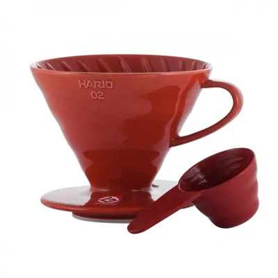 Obrázek produktu pro Kávovar V60 02 Ceramic - červený VDC-02R / Bestbrew