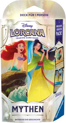 Produktbild von Disney Lorcana Mythen Starter Deck Arielle & Mulan Deutsch