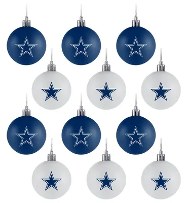 Kerstballen-Set, 12 Stück, 5 cm, Kunststoff, mehrfarbig