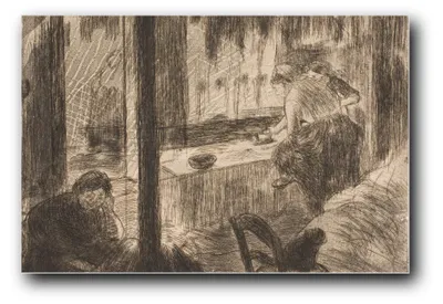 Immagine prodotto di Stampa artistica "Le lavandaie (la stiratura)" di Edgar Degas – 40 x 60 cm – non incorniciata