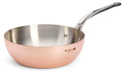 Produktbild von de Buyer Prima Matera, Rund, Schwenkpfanne, Kupfer, Edelstahl, Kupfer, Edelstahl, 3,12 l