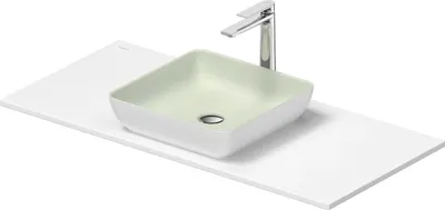 Image de Duravit Sivida Set lavabos rectangulaires incl. console 1080x500x123mm, 268019FG00