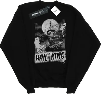 Produktbild von Disney - "Nightmare Before Christmas Hail The King" Sweatshirt für Herren BI42620 (3XL) (Schwarz)