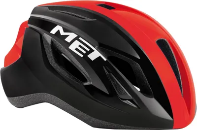 Produktbild von MET Fahrradhelm Strale , Rot Schwarz - Glänzend, S