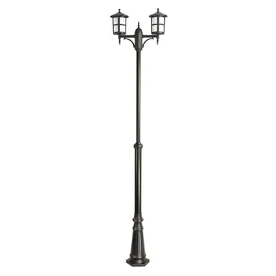Produktbild von Parkstraßenlaterne 280 cm 2xE27 schwarz IP23 SU-MA OGMWN 2 TD