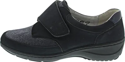 Produktbild von Waldläufer Kya Halbschuh OrthoTritt 607K31-308-194, Nubukleder mit Stretcheinsatz, notte (dunkelblau), Weite K 42