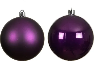 Produktbild von Weihnachtskugeln Kunststoff 4cm 16 Stück - Feige