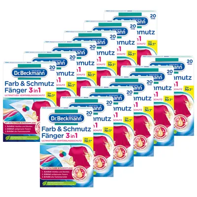 Produktbild von Dr. Beckmann Farb- und Schmutzfangtücher 20 Tücher 12er Pack
