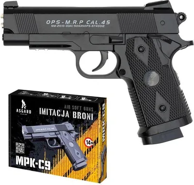 Obrázek produktu pro Kovová pistole MPK-C9 + 1000 nábojů.