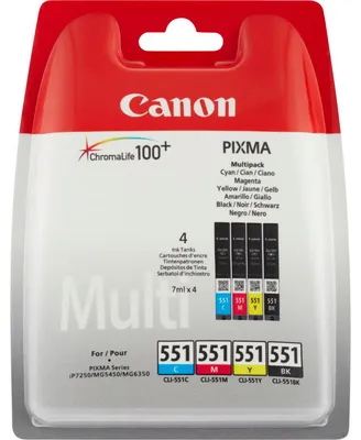 Zdjęcie produktu dla Canon CLI-551 C/M/Y/BK Multipack