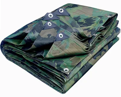 Productafbeelding van Camouflagezeil, 130 g/m², 3 x 4 m