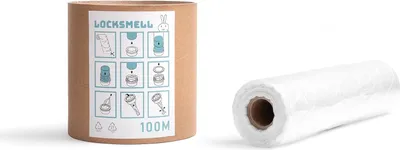 Image de Film de recharge 100m pour seau à couches - Convient pour 8 recharges et tube de recharge inclus