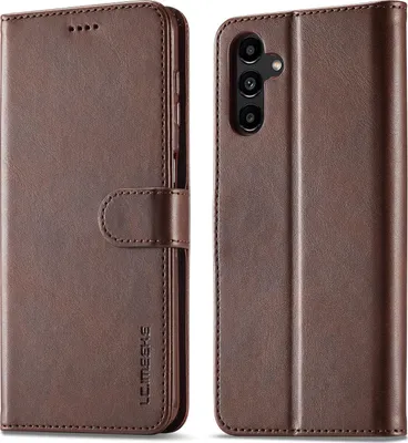 Produktbild von Hülle für Samsung Galaxy A55, Klapphüllen Brieftasche Leder Magnetverschluss Ständer Schutzhülle Braun