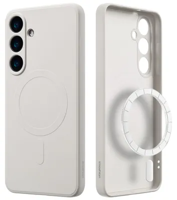 Imagen del producto de Funda de Colores con MagSafe para Samsung Galaxy S25 Plus - Beige