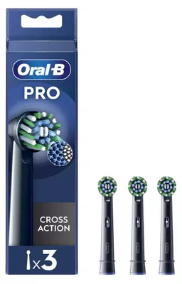 Image de 3brossettes Cross Action Pro.noir. - Oral-b
