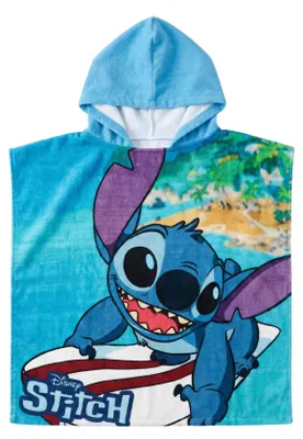 Image de Lilo & Stitch Poncho à capuche confortable pour enfants, pour la maison et les voyages