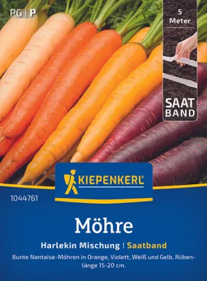 Produktbild von Kiepenkerl Möhrensamen Saatband Harlekin F1 5 lfd. Meter