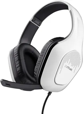 Produktbild von GXT 418W Rayne Leichtes Gaming Headset für PC Xbox PS4 PS5 Switch Mobile, 50-mm-Treiber, 2-m-Kabel, 3,5-mm-Audioanschluss,Over-Ear Kopfhörer mit Kabel