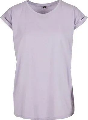 Immagine prodotto di Build Your Brand BY021 | Maglietta donna a spalla estesa - Colore: Lilla - Taglia: 3XL