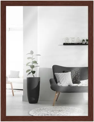 Produktbild von MendeFrames H300 Wandspiegel braun 30x90 cm