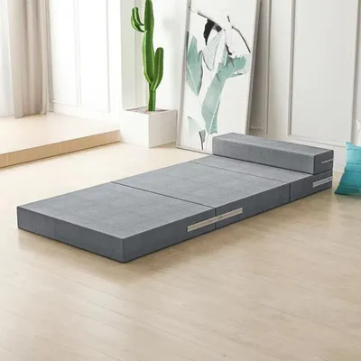 Image de Matelas de camping pliable et portable avec coussin intégré