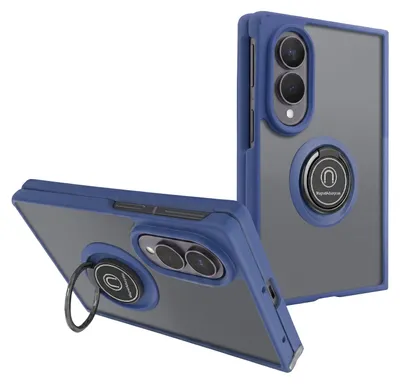 Zdjęcie produktu dla Etui Avizar do telefonu Samsung Galaxy Z Fold 8, z uchwytem pierścieniowym i mocowaniem magnetycznym, kolor: granatowy