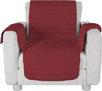 Productafbeelding van Famanu sofaovertrek Bordeaux - Antislip, geschikt voor 1 zitplaats