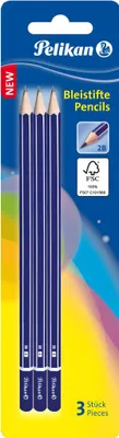 Produktbild von Pelikan Bleistifte GP2B/3/B Härtegrad 2B 3er Blister