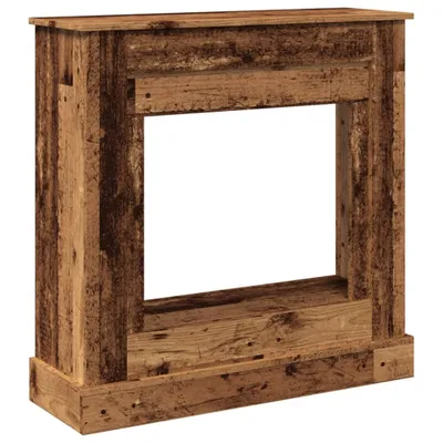 Obrázek produktu pro Krbová obestavba old wood 90 x 30 x 90 cm kompozitní dřevo