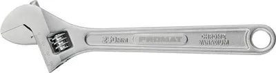 Produktbild von Rollgabelschlüssel max.24mm L.200mm m.Einstellskala PROMAT