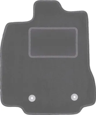 Image de Tapis de sol conducteur en velours graphite adapté à la Toyota Prius II (2003-2010, hayon) – avec fixations – ajustement parfait