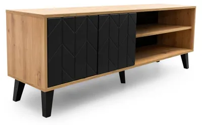 Obrázok produktu pre Komoda RTV JODI Dub Artisan / Čierna mat